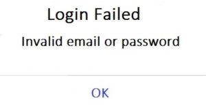 invalid email or password ne demek? invalid email or password hatası nedir?