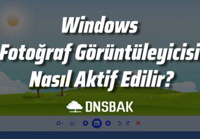 Windows Fotoğraf Görüntüleyicisi